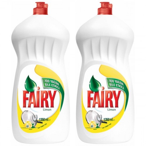 Fairy Sıvı Bulaşık Deterjanı Limon 1350 ml x 2 Adet