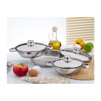 Gülsan 6 Parça Omlet Set Çelik Kapaklı