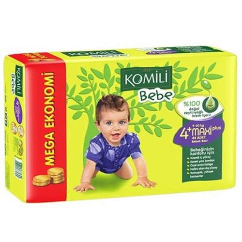 Komili Bebe Jumbo Maxi Plus Bebek Bezi 4+ No 42 Li