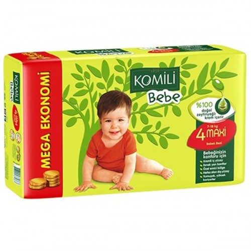 Komili Bebe Jumbo Maxi Bebek Bezi 4 No 45 Li