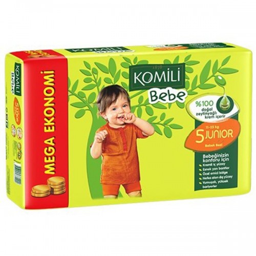 Komili Bebe Jumbo Junior Bebek Bezi 5 No 36 Lı