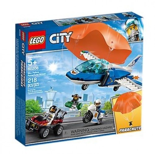 Lego City S Police Parachute 60208