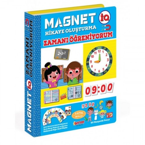 Magnetiq Hikaye Oluşturma -Zamanı Öğreniyorum (Diy-Toy Yayınları)