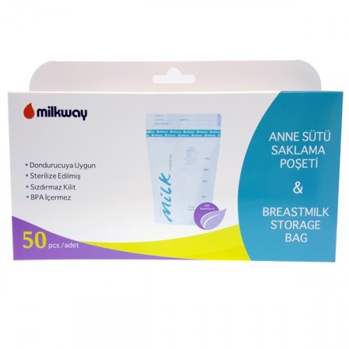 Milkway Süt Saklama Poşeti 50 li