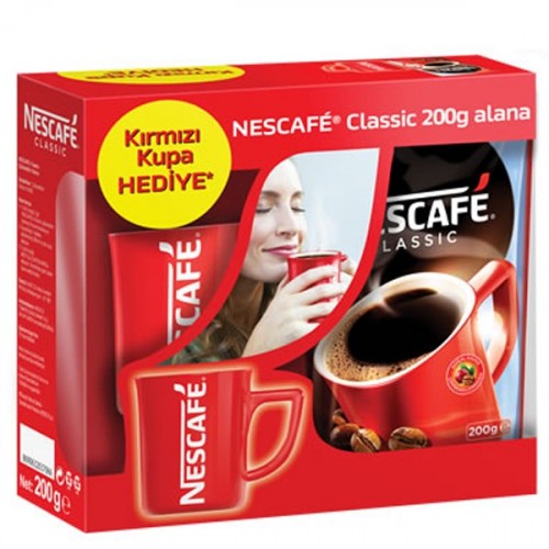 Nescafe Classic  200 Gr (Fincan Hediye)