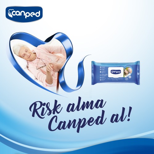 Canped Vücut Temizleme Mendili 48 li x 6 Adet (288 Yaprak) Canped Vücut Temizleme Mendili 48 li x 6 Adet (288 Yaprak)