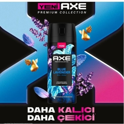 Axe Erkek Deodorant Spray Blue Lavender 150 ml Axe Erkek Deodorant Spray Blue Lavender 150 ml