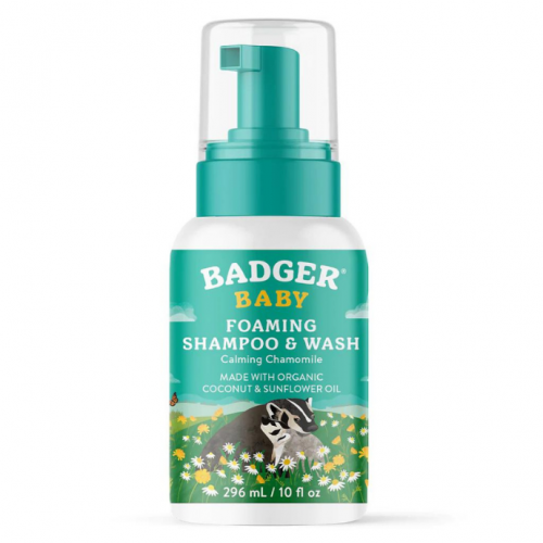 Badger Organik Bebek Saç ve Vücut Köpük Şampuan 300 ml