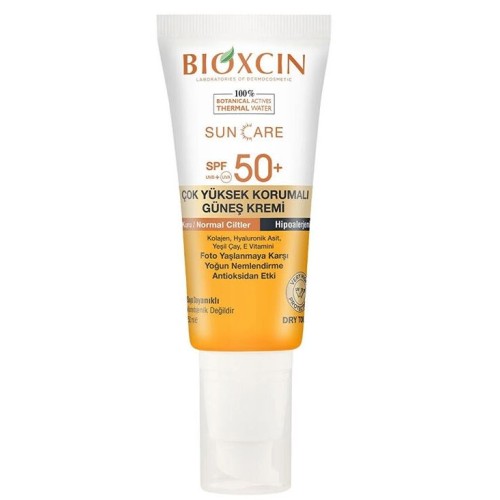 Bioxcin Sun Care Kuru Ciltler için Güneş Kremi SPF 50+ 50 ml