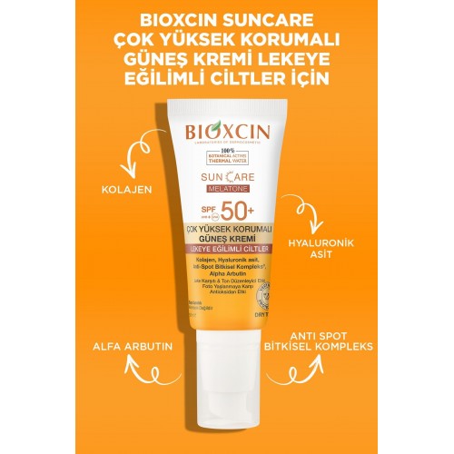 Bioxcin Sun Care Lekeye Eğilimli Ciltler Için SPF50+ Güneş Kremi 50ml Bioxcin Sun Care Lekeye Eğilimli Ciltler Için SPF50+ Güneş Kremi 50ml