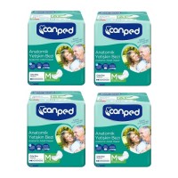 Canped Anatomik Hastabezi Normal Orta 10 lu x 4 Adet
