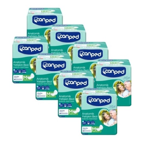Canped Anatomik Hastabezi Normal Orta 10 lu x 8 Adet