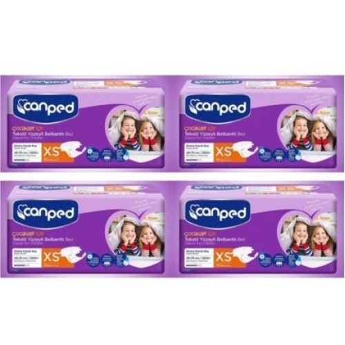 Canped Belbantlı Extra Küçük Hasta Bezi 30 lu x 4 Adett
