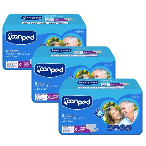 Canped Belbantlı Hasta Bezi Extra Büyük Boy Large 69  Adet