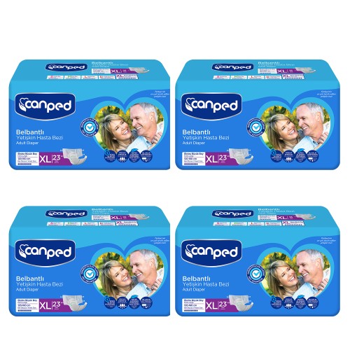 Canped Belbantlı Hasta Bezi Extra Büyük Boy Large 92  Adet
