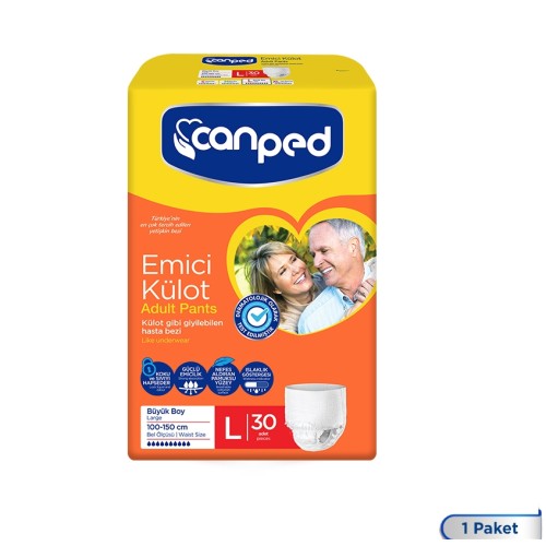 Canped Emici Külot Büyük Boy Large 30 Adettt