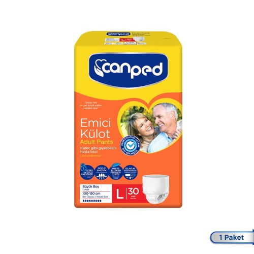 Canped Emici Külot Büyük Boy Large 30 Lu Canped Emici Külot Büyük Boy Large 30 Lu