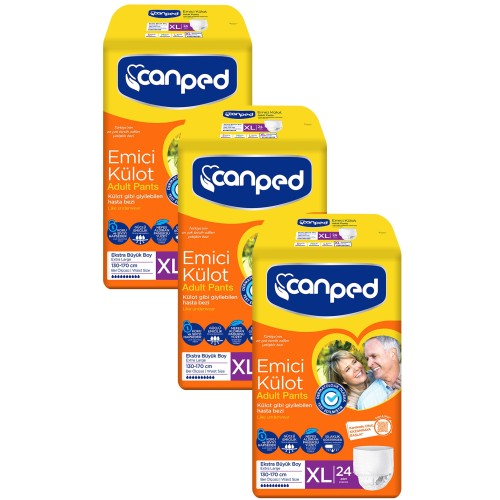 Canped Emici Külot Extra Büyük Boy Large 72 li