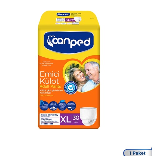 Canped Emici Külot Extra Büyük Boy Largee 30 Adet Canped Emici Külot Extra Büyük Boy Largee 30 Adet