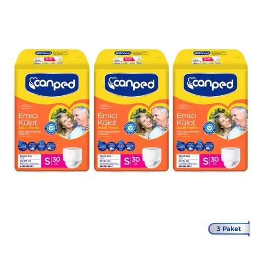 Canped Emici Külot Küçük Boy Smal S 30 lu x 3 Adet