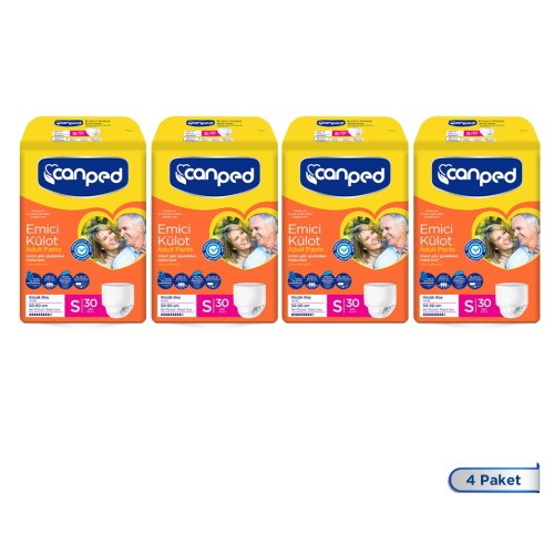 Canped Emici Külot Küçük Boy Smal S 30 lu x 4 Adet