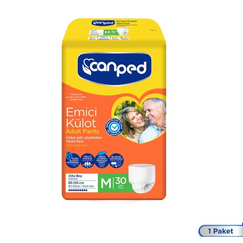 Canped Emici Külot Orta Boy Medium 30 Adettt Canped Emici Külot Orta Boy Medium 30 Adettt