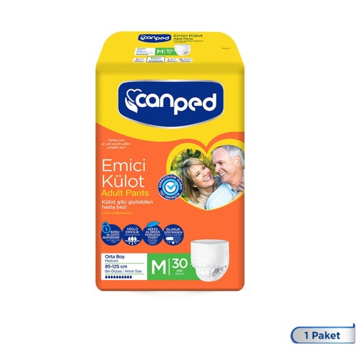 Canped Emici Külot Orta Boy Medium 30 lu Canped Emici Külot Orta Boy Medium 30 lu