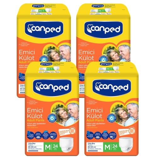 Canped Emici Külot Orta Boy Medium 96 lı Canped Emici Külot Orta Boy Medium 96 lı