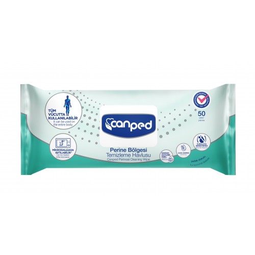 Canped Perine Bölgesi Temizleme Havlusu 50 Li