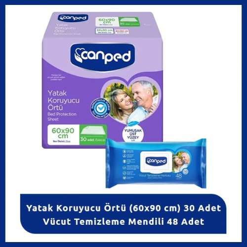 Canped Yatak ve Vücut Bakım Paketi Canped Yatak ve Vücut Bakım Paketi