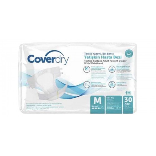 Coverdry Belbantlı Hasta Bezi Orta Boy 30 lu