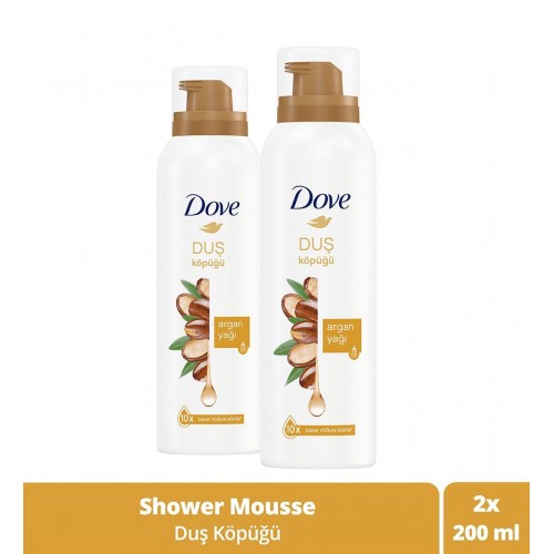 Dove Argan Yağı Duş Köpüğü 200 ml x 2 Adet