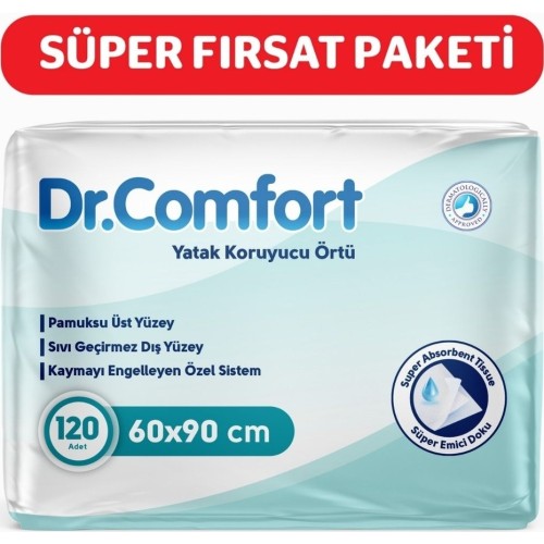 Dr.Comfort Yatak Koruyucu 60x90 30 lu x 4 Adet
