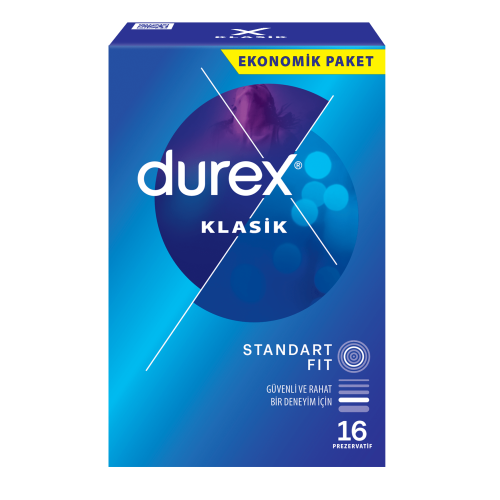 Durex Klasik Kondom 16 lı Durex Klasik Kondom 16 lı