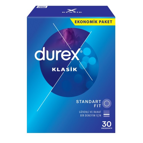 Durex Klasik Kondom 30 lu Durex Klasik Kondom 30 lu