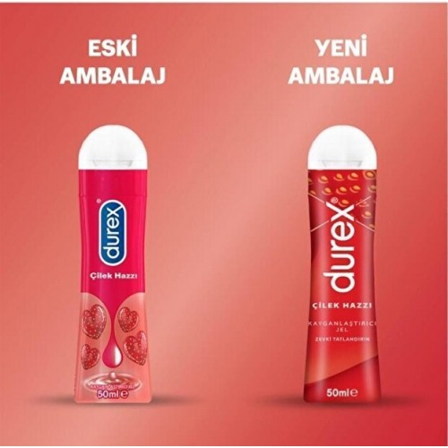Durex Play Kayganlaştırıcı Jel Çilek Hazzı 50 ml x 2 Adet