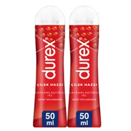 Durex Play Kayganlaştırıcı Jel Çilek Hazzı 50 ml x 2 Adet