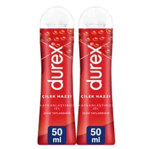 Durex Play Kayganlaştırıcı Jel Çilek Hazzı 50 ml x 2 Adet