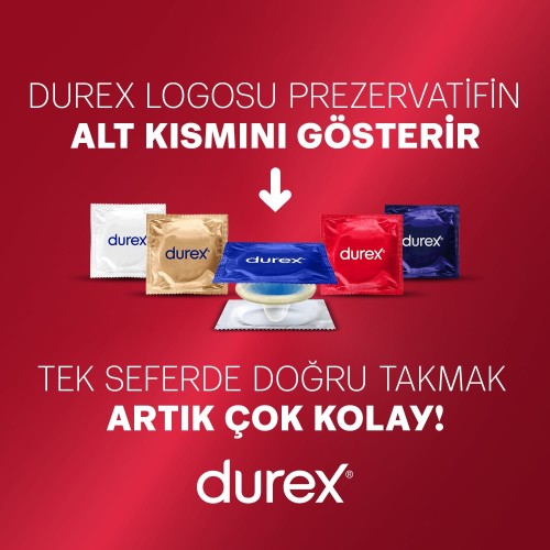 Durex Yakın Hisset Standart Fit Kayganlaştırıcılı Prezervatif 30 lu Durex Yakın Hisset Standart Fit Kayganlaştırıcılı Prezervatif 30 lu