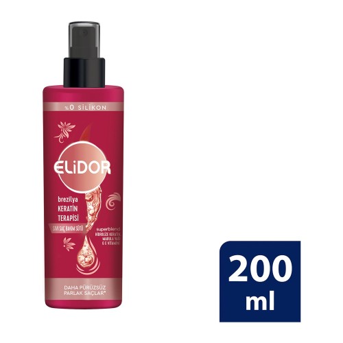 Elidor Brezilya Keratin Sıvı Saç Bakım Sütü 200 ml