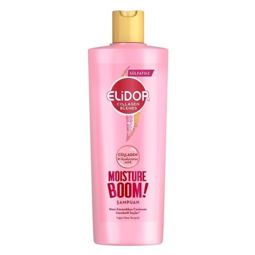 Elidor Collagen Blends Sülfatsız Moisture Boom Bakım Şampuanı 350 ml