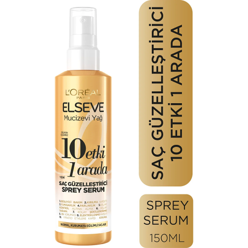 Elseve Saç Güzelleştirici 10 Etki 1 Arada Sprey Serum 150 ml