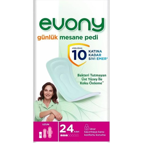 Evony Günlük Mesane Pedi Uzun 24 lü