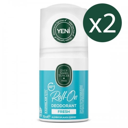 Eyüp Sabri Tuncer Fresh Kadın Roll On 75 ml x 2 Adet