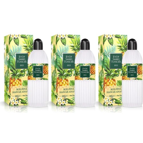 Eyüp Sabri Tuncer Hawaii Ananas Kolonya 400 ml x 3 Adet