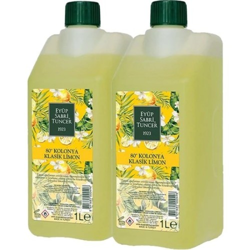 Eyüp Sabri Tuncer Limon Kolonyası 1 lt x 2 Adet