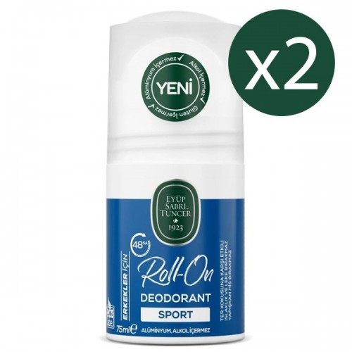 Eyüp Sabri Tuncer Sport Erkek Roll On 75 ml x 2 Adet