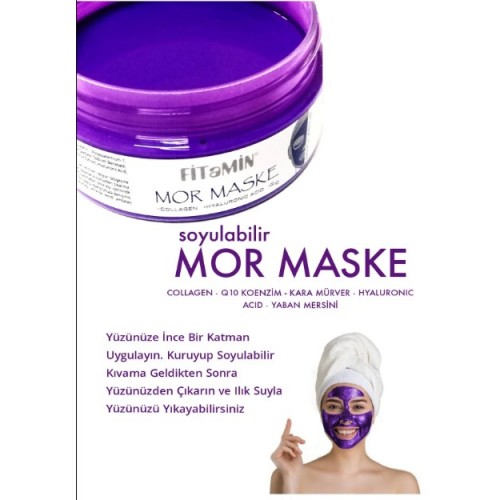 Fitamin Soyulabilir Mor Maske 150 ml