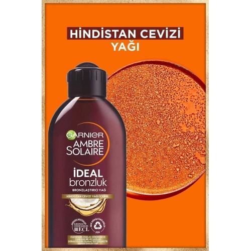 Garnier Ambre Solaire İdeal Bronzluk Bronzlaştırıcı Yağ 200 ml