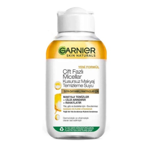 Garnier Çift Fazlı Micellar Kusursuz Makyaj Temizleme Suyu 100 ml